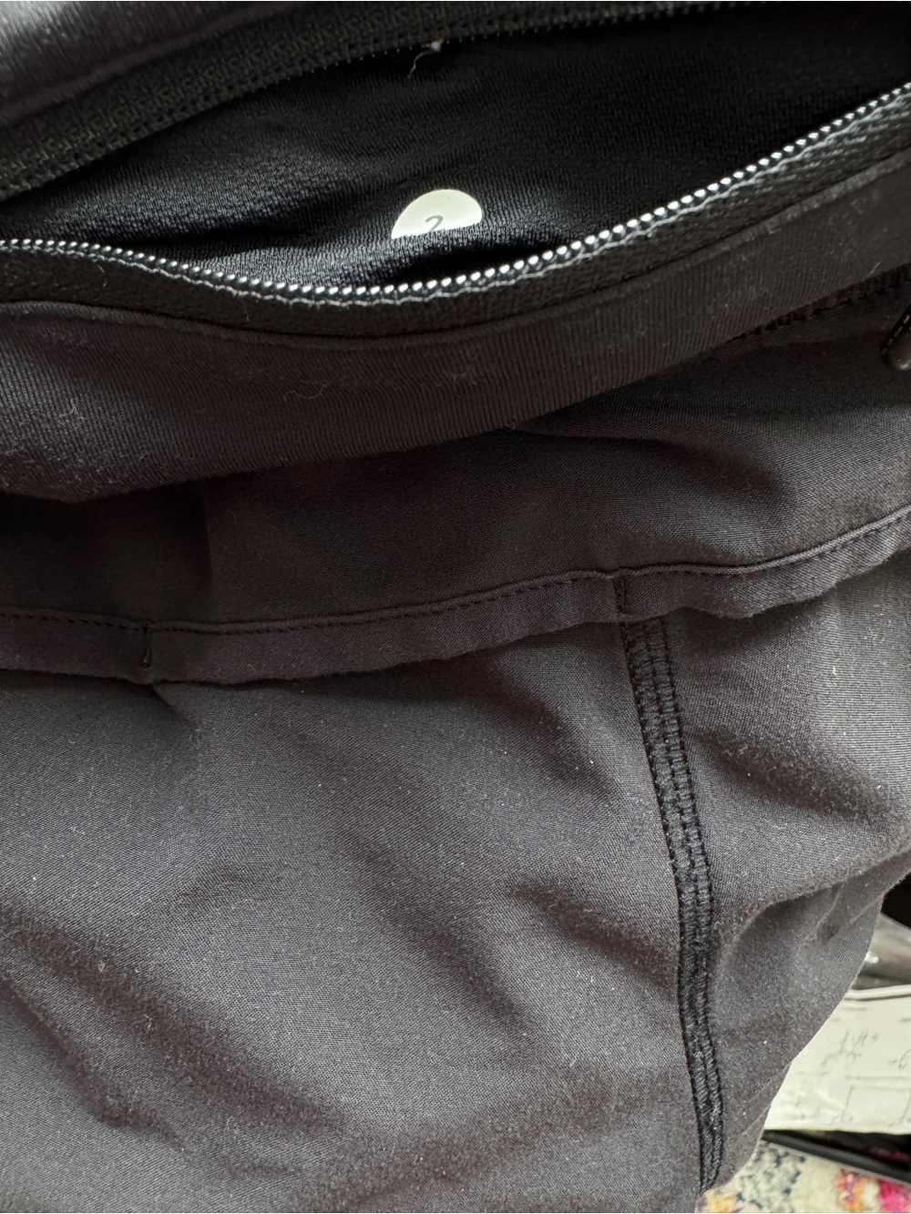 Lululemon speed up running shorts size 2 black - Picture 3 of 3